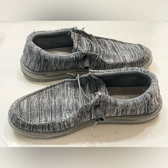 Hey Dude Wally B Sox, Men’s 11. Gray, Good condition - Picture 1 of 6